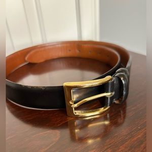 Cole Haan Men’s Black Leather Belt